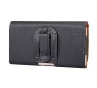 Чехол кобура на ремень для смартфона 5.5, универсальный, черный 