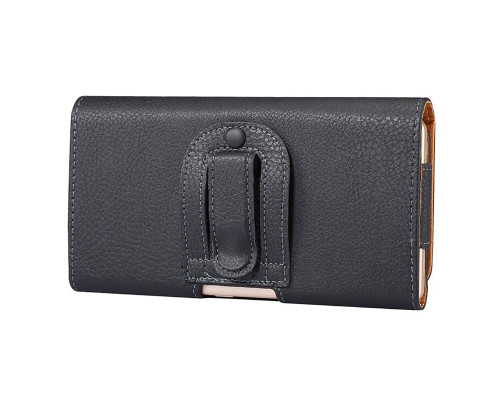 Чехол кобура на ремень для смартфона 5.5, универсальный, черный 