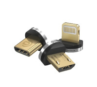 Набор коннекторов для магнитного кабеля Dream N6 microUSB, Type-C, Lightning