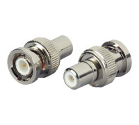 Переходник гнездо RCA (мама) - штекер BNC (папа) 