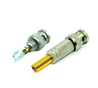 Разъем штекер BNC (папа) под винт с пружиной 