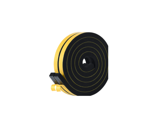 Самоклеящийся уплотнитель, EPDM резина, 5х20 мм, отрезок 1 см (Не нарезаем)