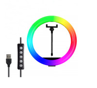Кольцевая лампа RGB диаметр 36 см без шарнира и держателя для телефона