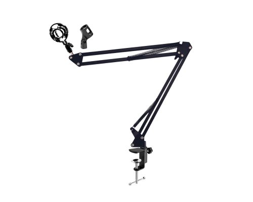 Настольная стойка для микрофона пантограф с пластиковым пауком