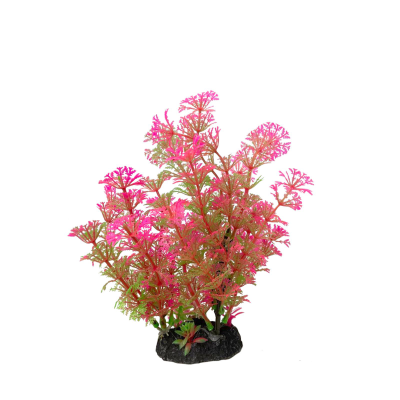 Растение искусственное, декор для аквариума, Амбулия розово-зеленая ( 2005507)