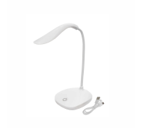 Настольная LED лампа на аккумуляторе, светильник с 3 режимами яркости на гибкой основе