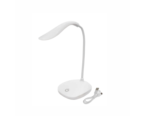 Настольная LED лампа на аккумуляторе, светильник с 3 режимами яркости на гибкой основе