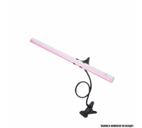 Подставка для фитосветильника PP-B, гибкий черный держатель для фитолампы на пластиковой прищепке