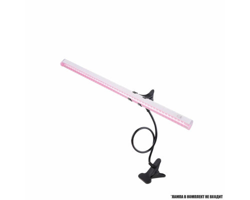 Подставка для фитосветильника PP-B, гибкий черный держатель для фитолампы на пластиковой прищепке