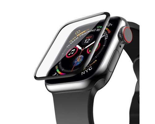 Защитная пленка для Apple Watch 44 мм с полной проклейкой