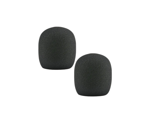 Ветрозащитная насадка для микрофона, поролоновая, 2 штуки