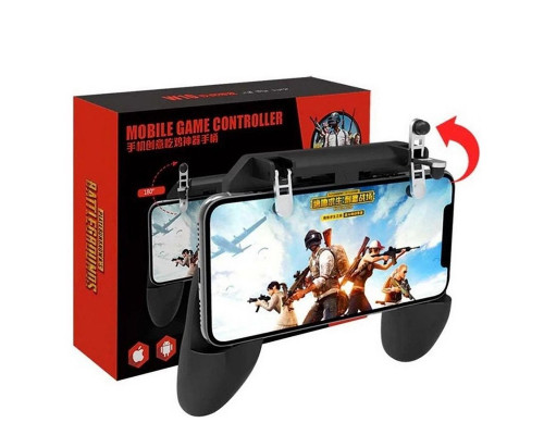 Мобильный геймпад с триггерами W10 для игры в PUBG и другие игры Battle Royale