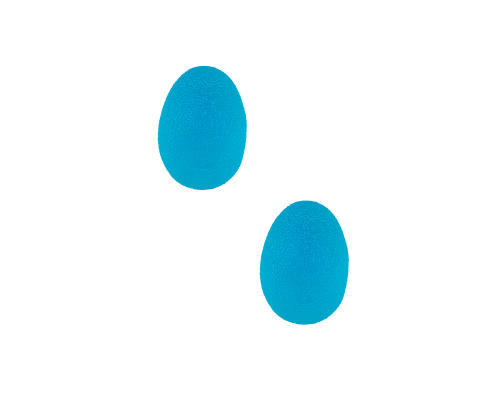 Эспандер-яйцо кистевой синий 2шт.