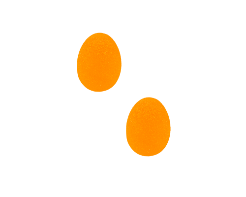 Эспандер-яйцо кистевой оранжевый 2шт.