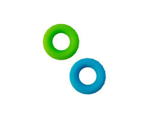 Кистевой эспандер для рук (синий + зеленый)