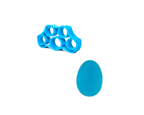 Эспандер для развития силы пальцев после травмы (синий)