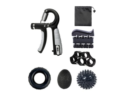 Набор эспандеров для кистей и пальцев рук 6шт. + сумочка