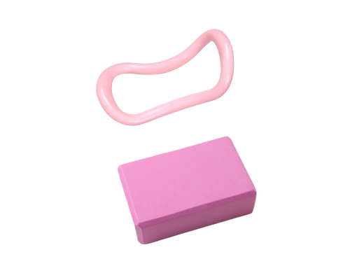 Блок для йоги и жесткое кольцо