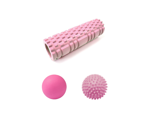 Массажный валик для тела, эспандер круглый с шипами и массажный шарик