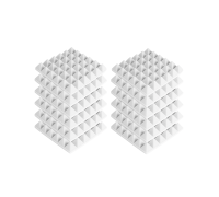 Звукоизоляция для студии, акустический поролон, белый, 12 шт