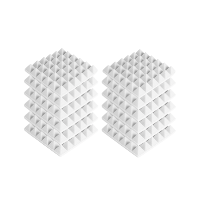 Звукоизоляция для студии, акустический поролон, белый, 12 шт
