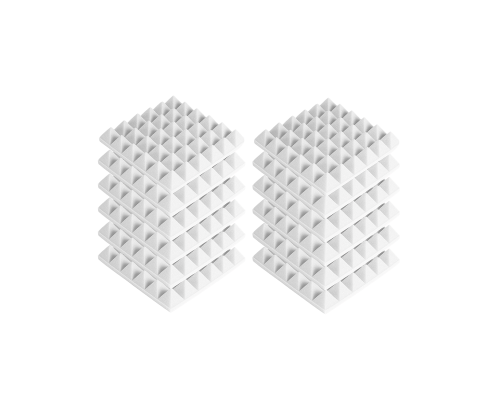 Звукоизоляция для студии, акустический поролон, белый, 12 шт