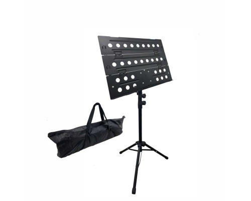 Подставка для нот PSS-03 складной пюпитр из 3 секций на стойке штативе с сумкой для переноски