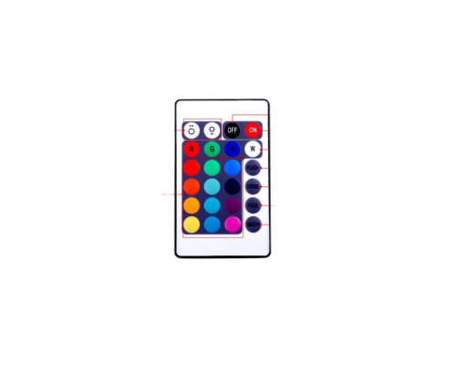 Пульт управления с батарейкой для светодиодной RGB лампы-проектора