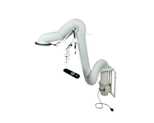 [СЛГП] Вытяжка маникюрная FANL20-GOF240 с подсветкой лампой 20 см