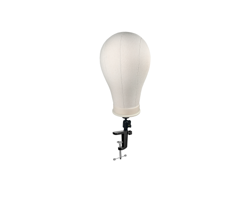 Мягкий манекен, голова для парика, обхват головы 21 дюйм, на усиленной струбцине US-MAN
