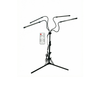 Фитолампа светодиодная, светильник для растений на штативе FLST, с пультом ДУ, 4 панели