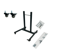 Основание от напольной мобильной стойки TV1300 с колёсами и крепежными винтами