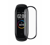 Защитная пленка для Xiaomi MI Band 5, с полной проклейкой, чёрная