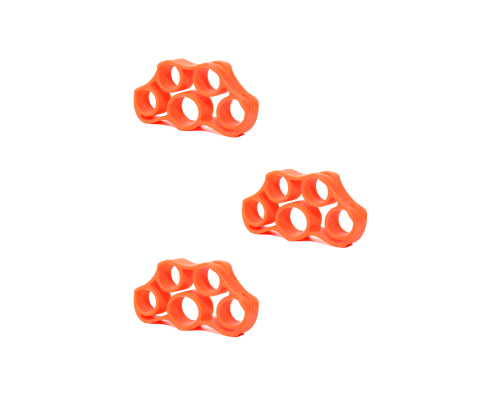 Эспандер для развития силы пальцев (оранжевый, 3шт)