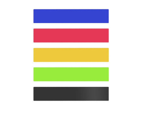 Набор фитнес резинок 5шт.