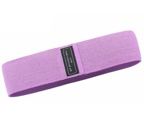 Лента для йоги и фитнеса (фиолетовая)