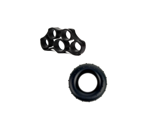 Набор эспандеров резиновых для кисти и пальцев (черный)