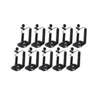 Держатель зажим для телефона на монопод или треногу с резьбой 1/4", 10 шт