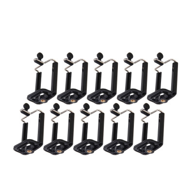 Держатель зажим для телефона на монопод или треногу с резьбой 1/4", 10 шт