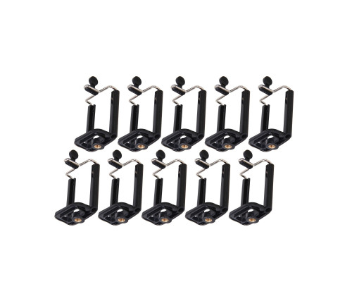 Держатель зажим для телефона на монопод или треногу с резьбой 1/4", 10 шт