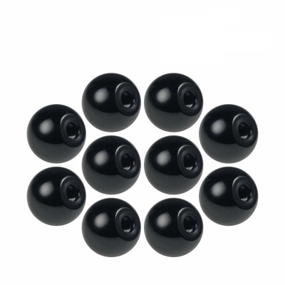 Гайка фиксатор, заглушка шар пластиковый D30 с резьбой М8, 10 шт