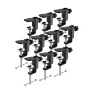 Струбцина настольная для пантографа, черная, 10 шт