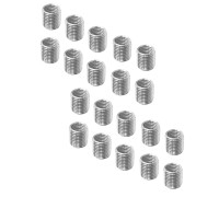 Резьбовая гайка переходник с внешней резьбой М10 и внутренней резьбой М8, высота 10 мм, 20 шт