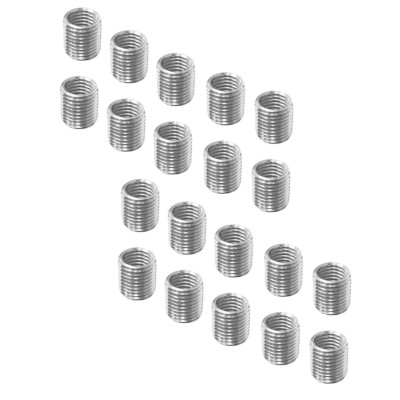 Резьбовая гайка переходник с внешней резьбой М10 и внутренней резьбой М8, высота 10 мм, 20 шт