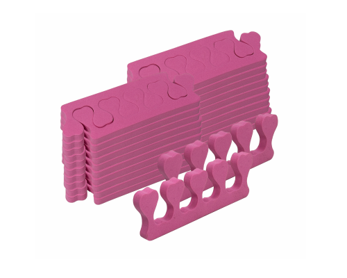 Разделители пальцев для педикюра, толщина 7,5 мм, материал EVA, 20 пар