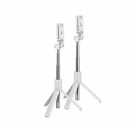 Монопод R1S-W с держателем для съемки смартфоном, белый, 2 шт