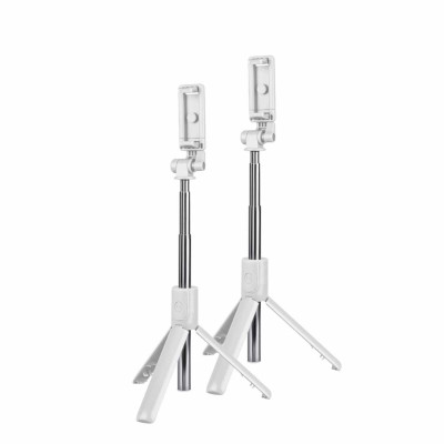 Монопод R1S-W с держателем для съемки смартфоном, белый, 2 шт