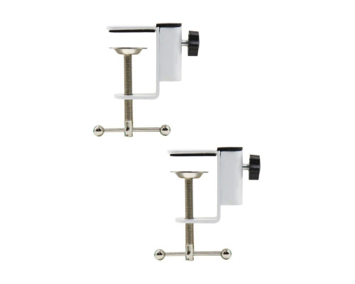 Струбцина настольная белая для пантографа, 2 шт