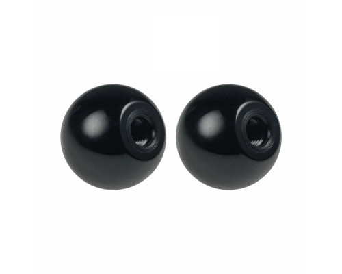 Гайка фиксатор, заглушка шар пластиковый D30 с резьбой М8, 2 шт