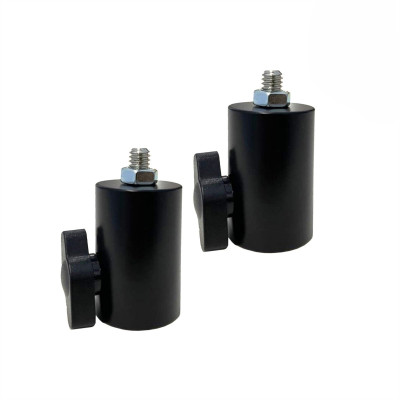 Штативный адаптер с винтовой металл резьбой 1/4, 10 мм и гайкой, 2 шт